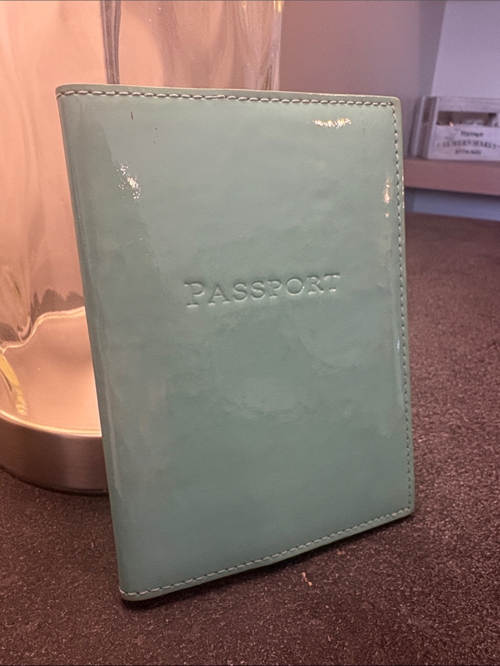 Reposh Tiffany & Co. leather passport
